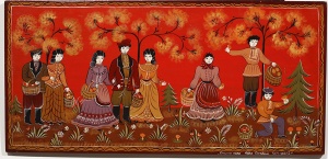 Панно «Грибная пора». Черткова В.А. 1989 г. Панно «Грибная пора». Черткова В.А. 1989 г.