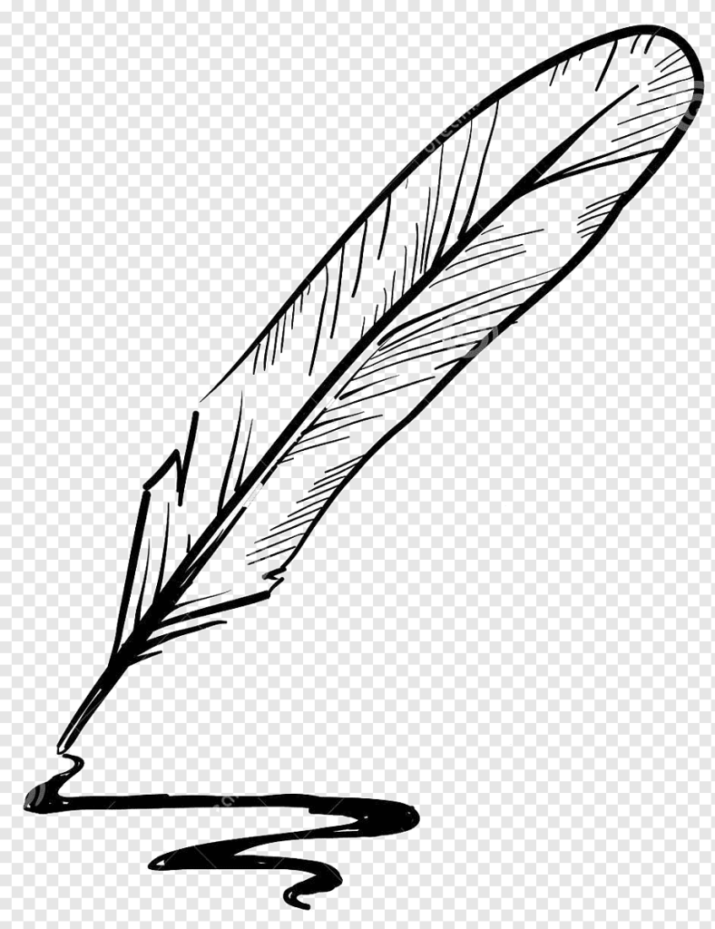 png-transparent-paper-quill-inkwell-pens-fountain-pen-pero-ink-leaf-black.png