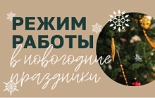 Режим работы музея 31 декабря 2025 г. и в новогодние праздники 2026 г.